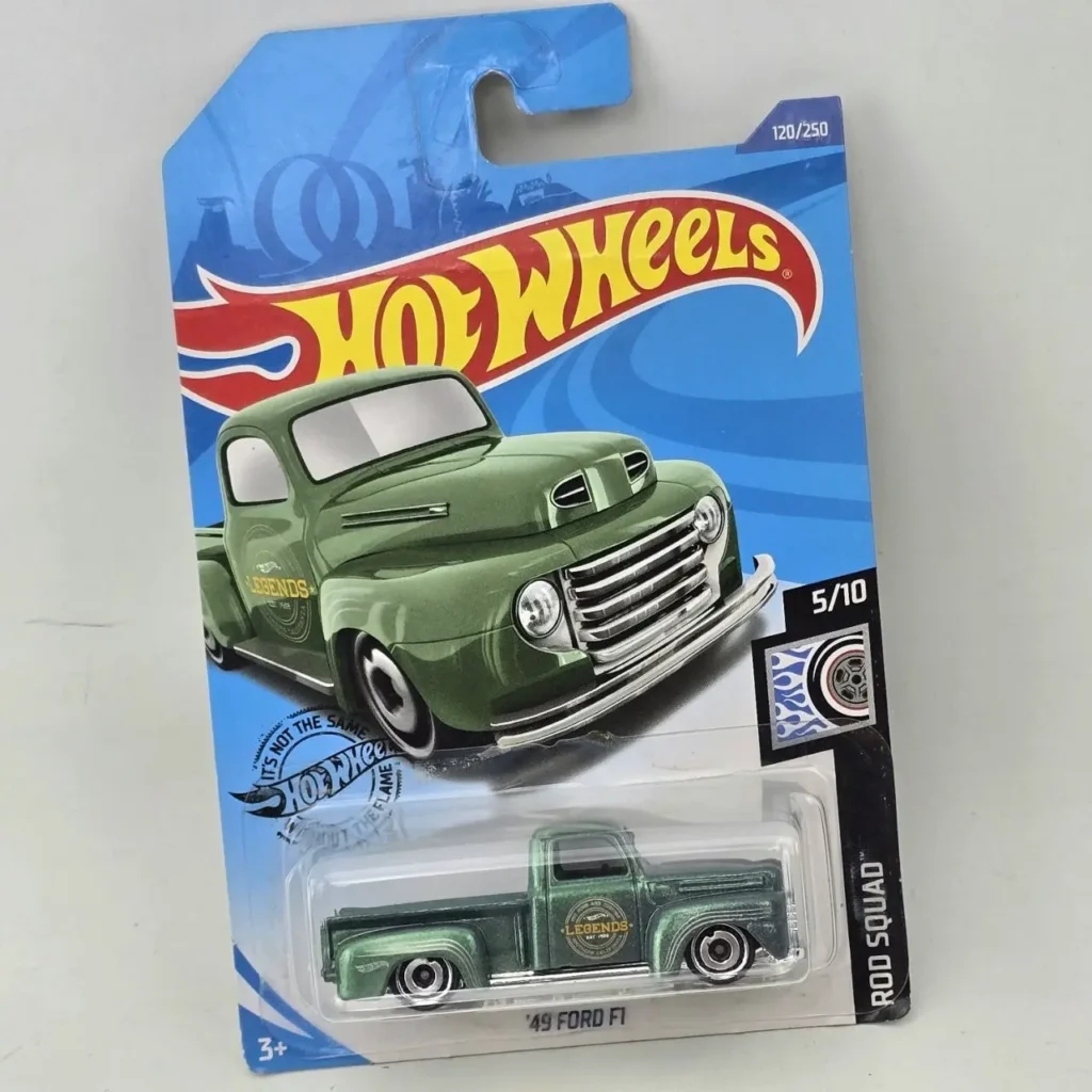 Hot Wheels '49 Ford F1 verde, serie Rod Squad, nuevo en paquete. by Remates Narvaja