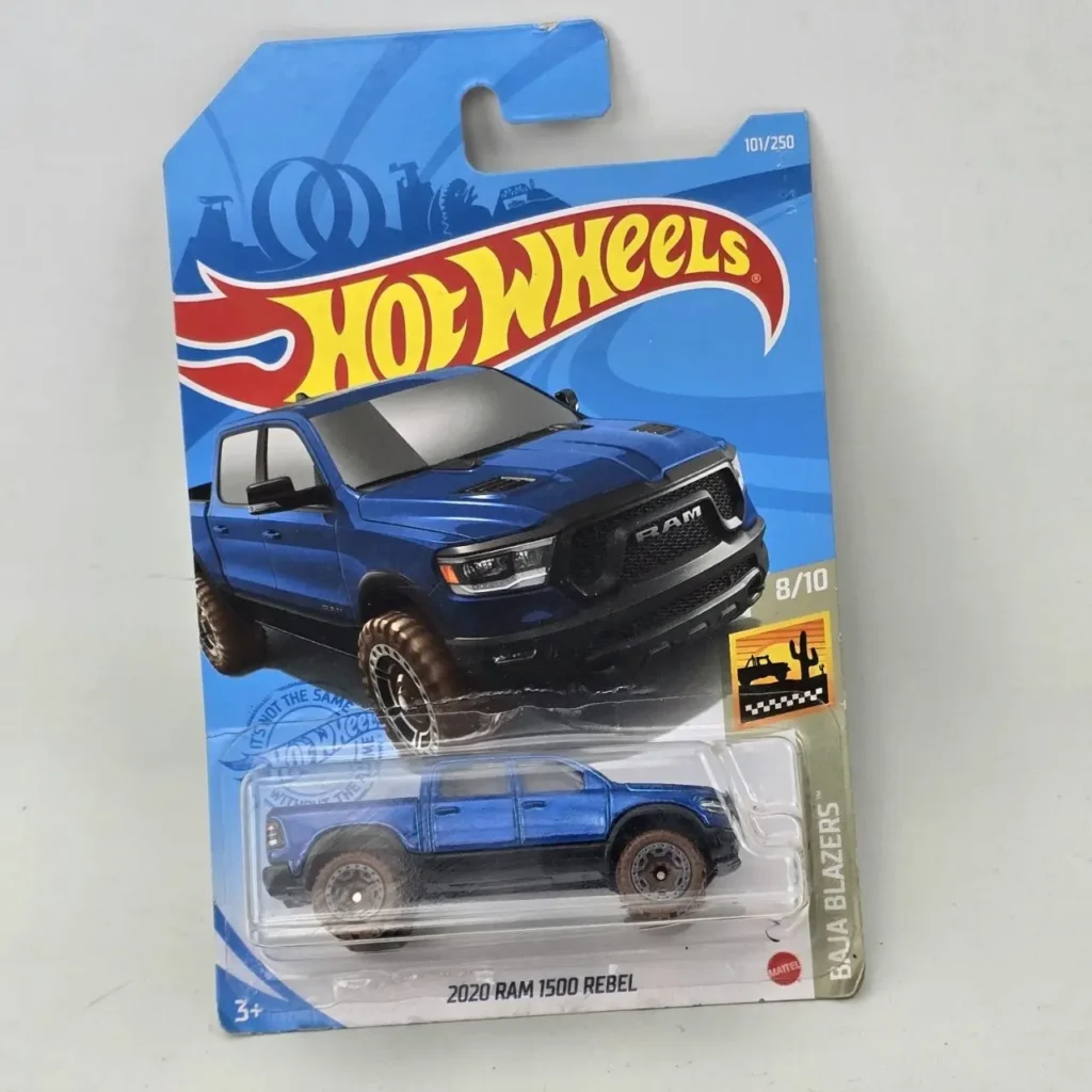 Hot Wheels 2020 RAM 1500 Rebel azul de la serie Baja Blazers en empaque. by Remates Narvaja