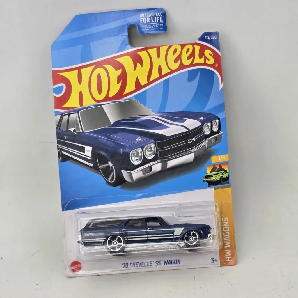 Hot Wheels '70 Chevelle SS Wagon azul en empaque. by Remates Narvaja