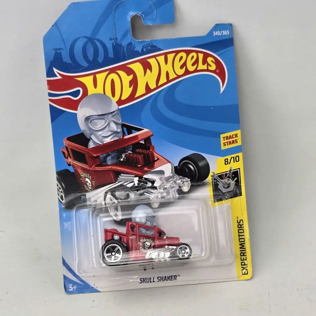 Hot Wheels Skull Shaker coche rojo nuevo en blister serie Experimotors." by Remates Narvaja