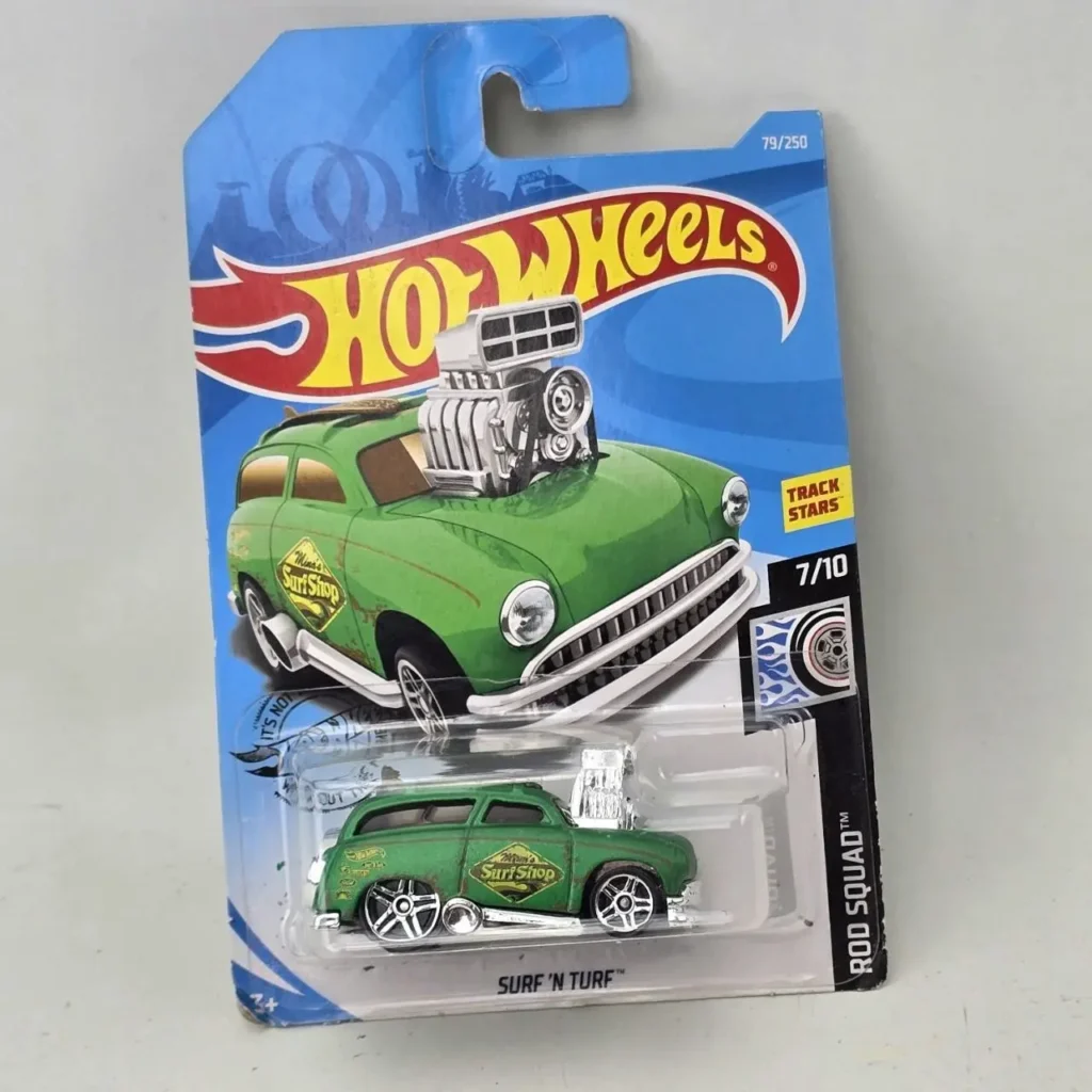 Hot Wheels Surf 'N Turf verde, Rod Squad, Track Stars, en su empaque original. by Remates Narvaja