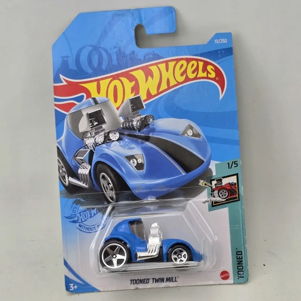 Hot Wheels 2021 Tooned Twin Mill azul en blister. by Remates Narvaja