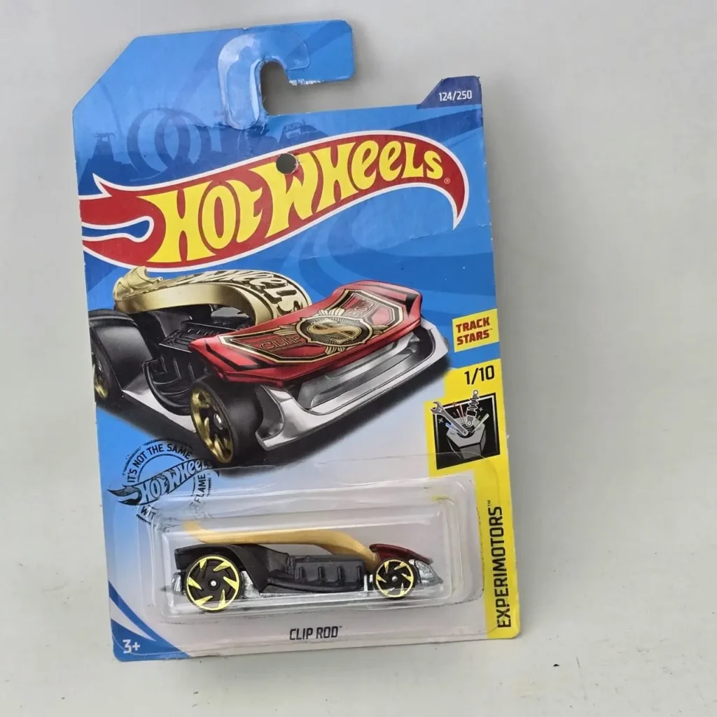 Hot Wheels Clip Rod negro y dorado nuevo en paquete, serie Experimotors. by Remates Narvaja