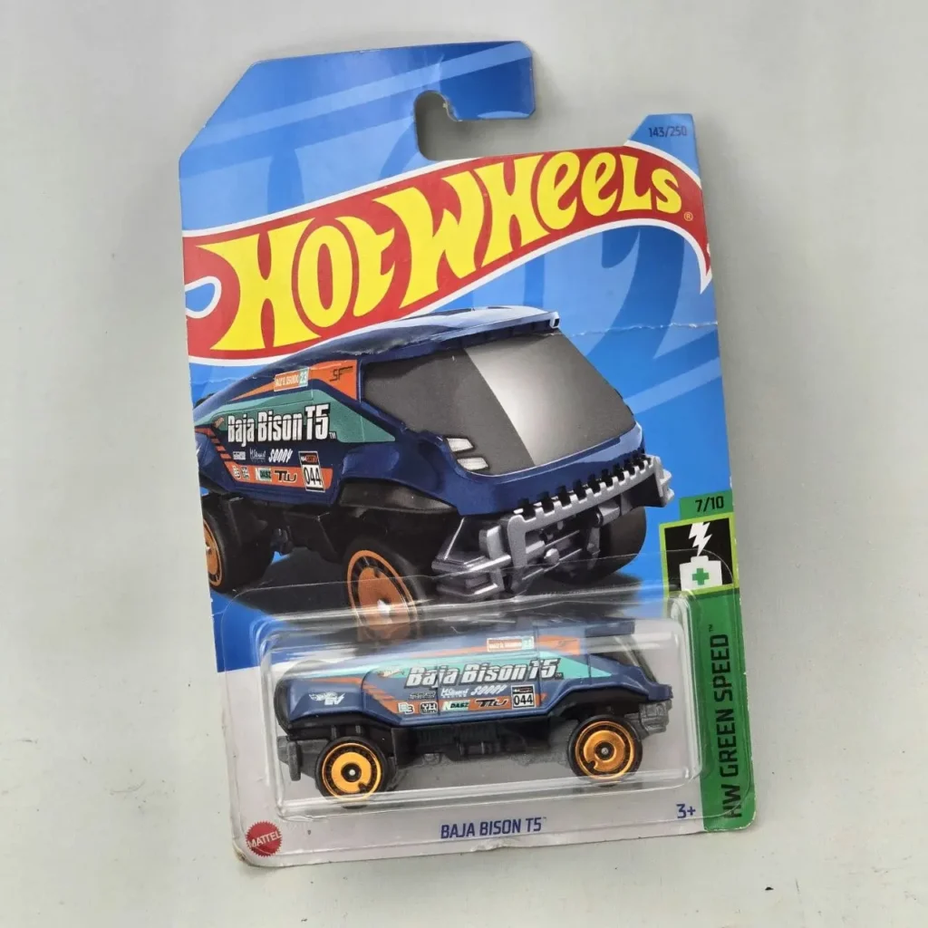 Hot Wheels Baja Bison T5 nuevo en su empaque, serie HW Green Speed. by Remates Narvaja
