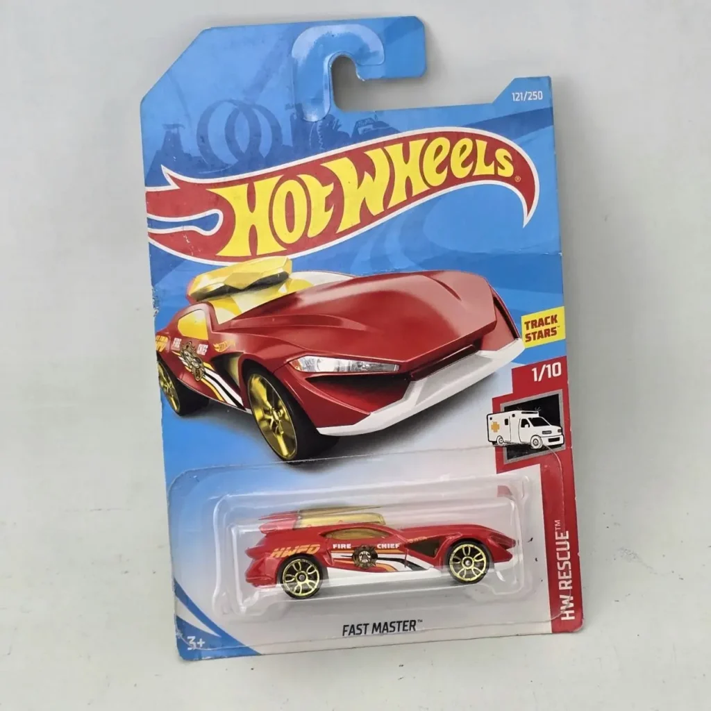 Hot Wheels Fast Master HW Rescue Fire Chief coche rojo en paquete. by Remates Narvaja