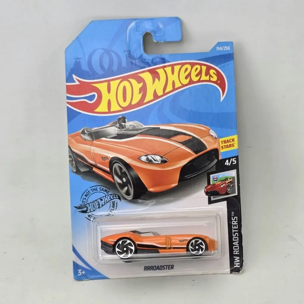 Hot Wheels RRROADSTER naranja, coche de juguete die-cast nuevo en paquete. by Remates Narvaja