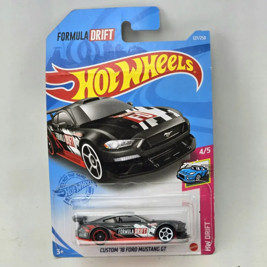 Hot Wheels Custom '18 Ford Mustang GT Formula Drift negro en empaque. by Remates Narvaja