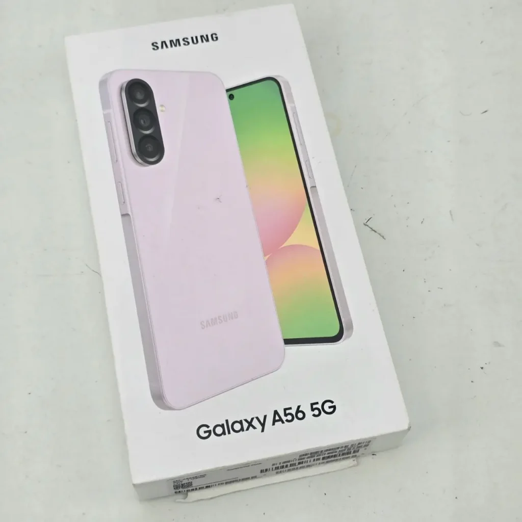 Caja de Samsung Galaxy A56 5G morado. by Remates Narvaja
