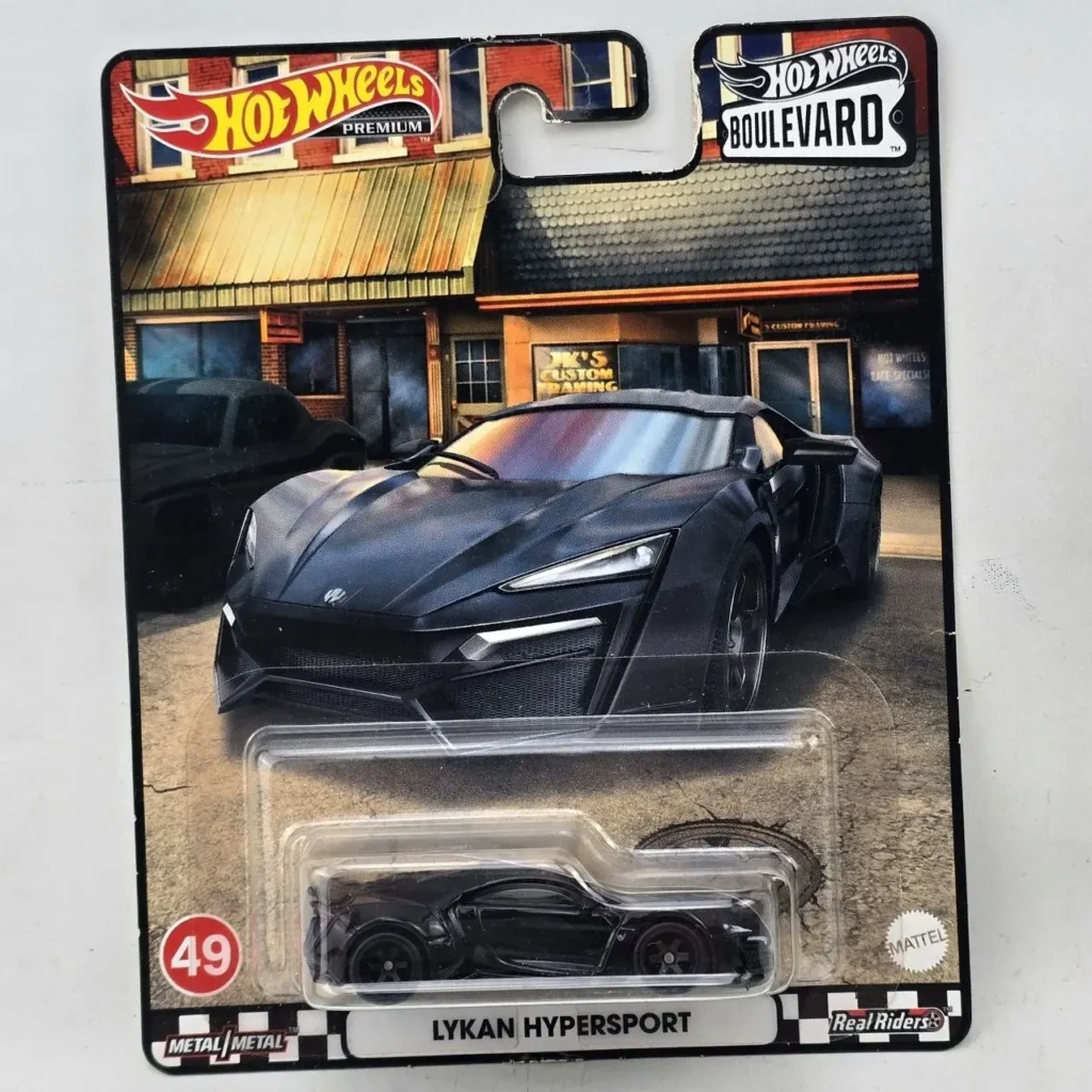 Hot Wheels Premium Boulevard Lykan Hypersport negro en empaque. by Remates Narvaja
