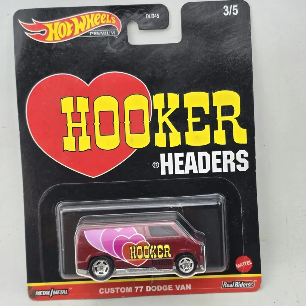 Hot Wheels Premium Custom '77 Dodge Van Hooker Headers. by Remates Narvaja