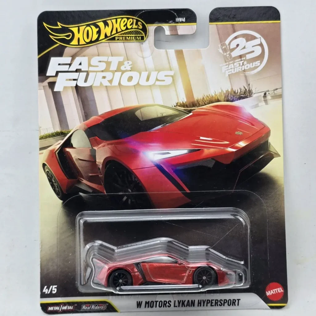 Hot Wheels Premium Fast & Furious W Motors Lykan Hypersport rojo. by Remates Narvaja