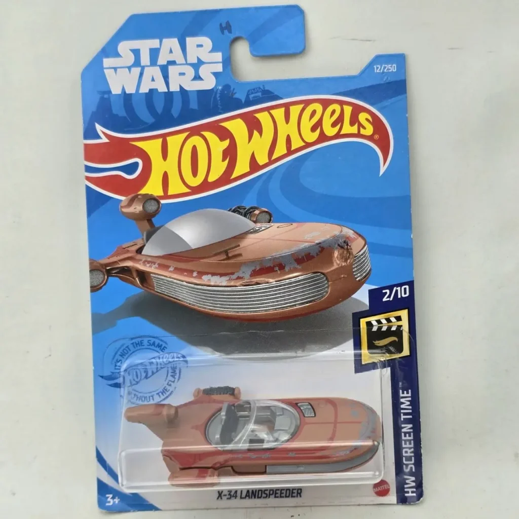 Hot Wheels Star Wars X-34 Landspeeder cobre, nuevo en empaque, serie HW Screen Time. by Remates Narvaja