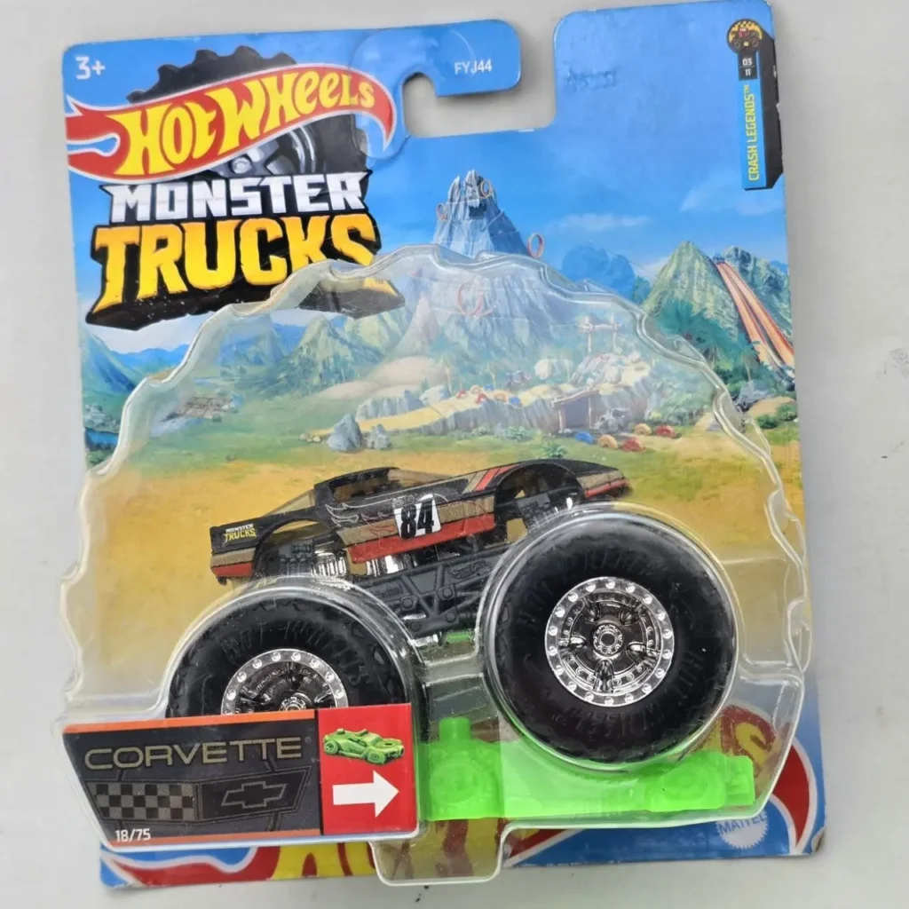 Hot Wheels Monster Trucks Corvette #84 Crash Legends FYJ44 en empaque. by Remates Narvaja