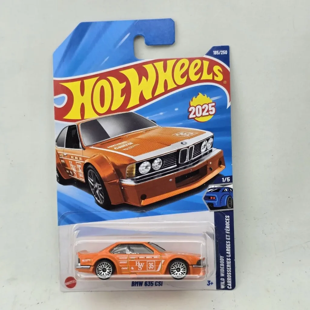 Hot Wheels 2025 Wild Widebody BMW 635 CSi naranja en su empaque. by Remates Narvaja