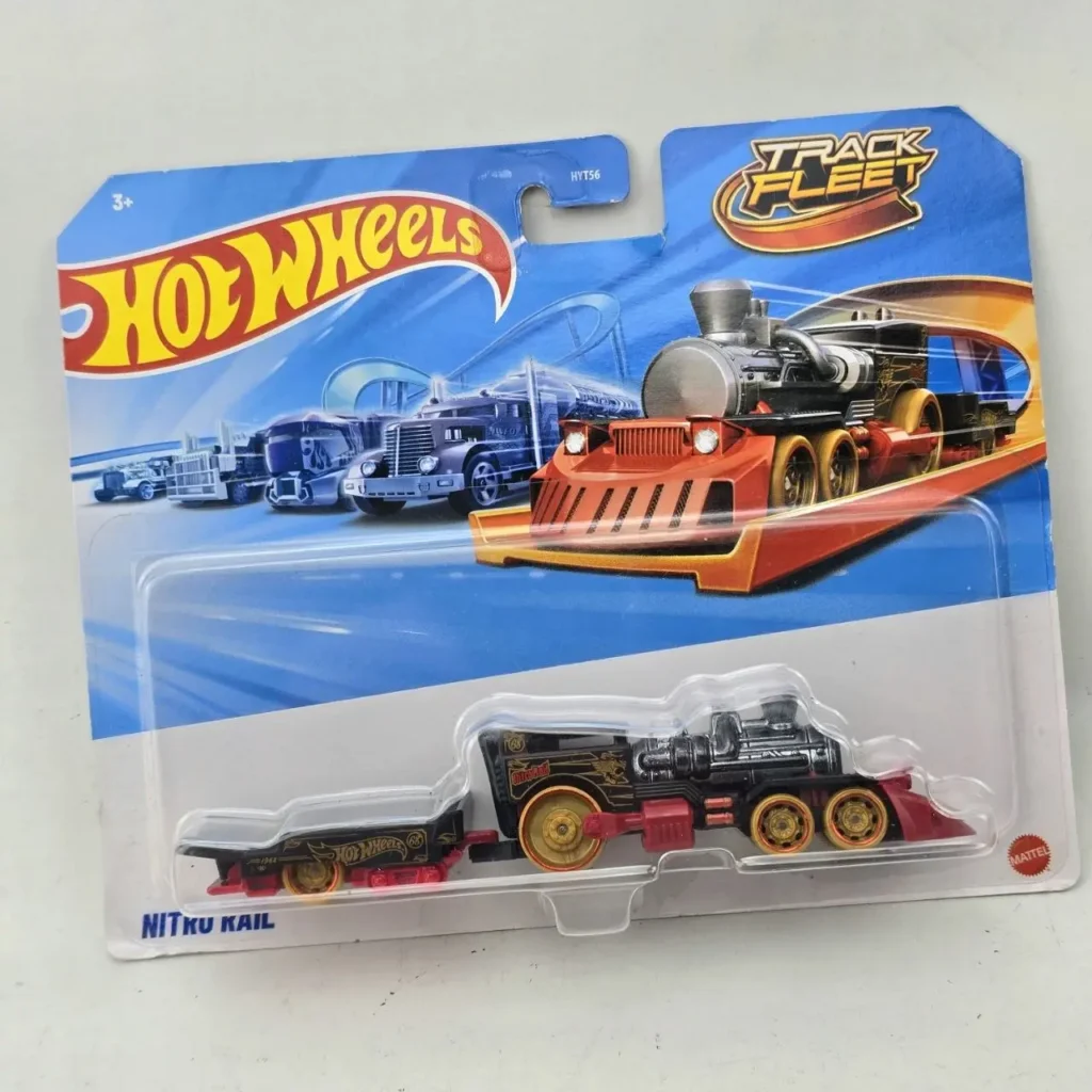 Tren de juguete Hot Wheels Nitku Kail Track Fleet negro y dorado, nuevo en empaque. by Remates Narvaja