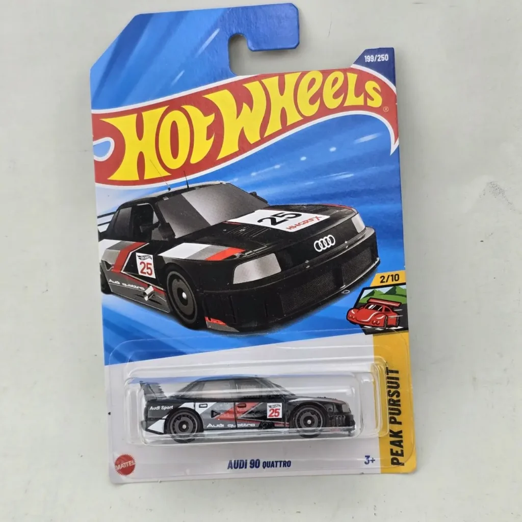 Hot Wheels Audi 90 Quattro coche de carreras negro en empaque. by Remates Narvaja