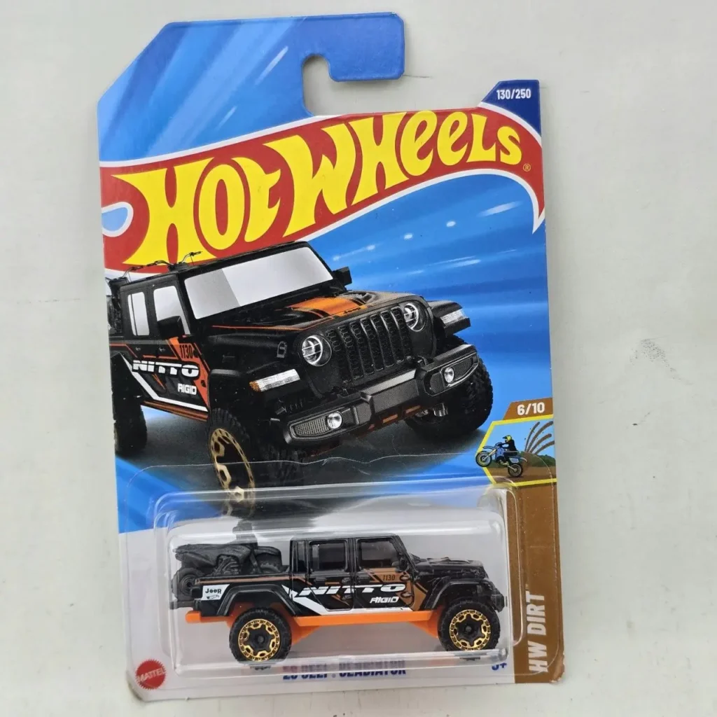 Hot Wheels Jeep Gladiator negro y naranja HW Dirt con ATV en empaque original. by Remates Narvaja