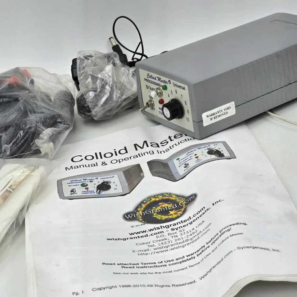 Synergenesis Colloid Master Universal Processing generator with operating manual and accessories. by Remates Narvaja