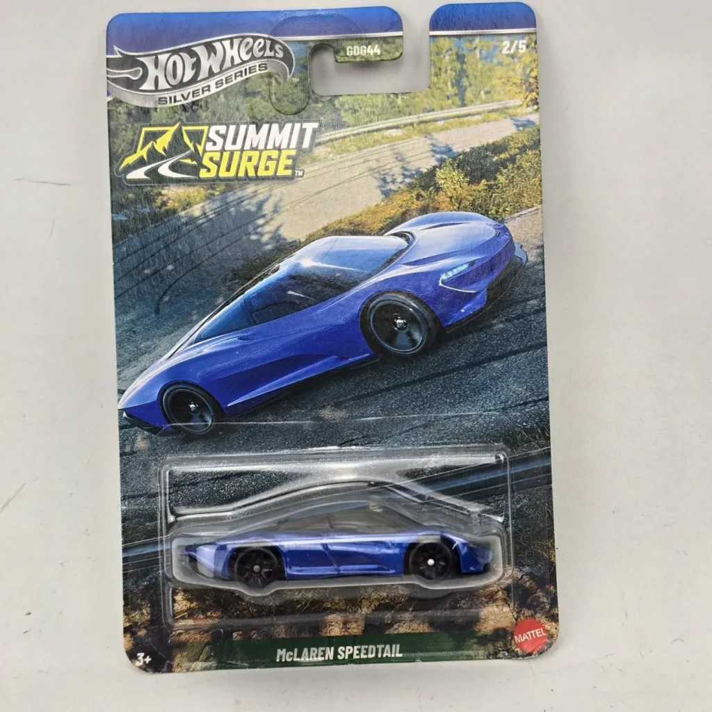 Hot Wheels Silver Series Summit Surge McLaren Speedtail azul en empaque original, 2/5. by Remates Narvaja