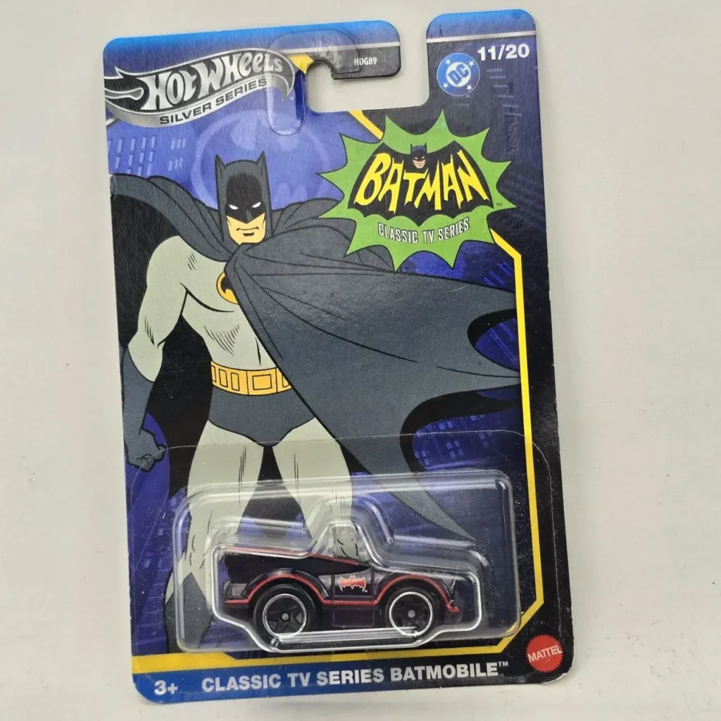 Hot Wheels Silver Series Batman Classic TV Series Batmobile diecast car HDG89, nuevo en paquete. by Remates Narvaja