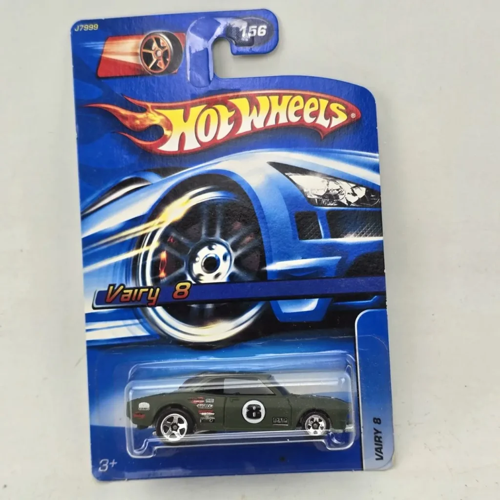 Hot Wheels Vairy 8 verde en empaque original, número 156. by Remates Narvaja