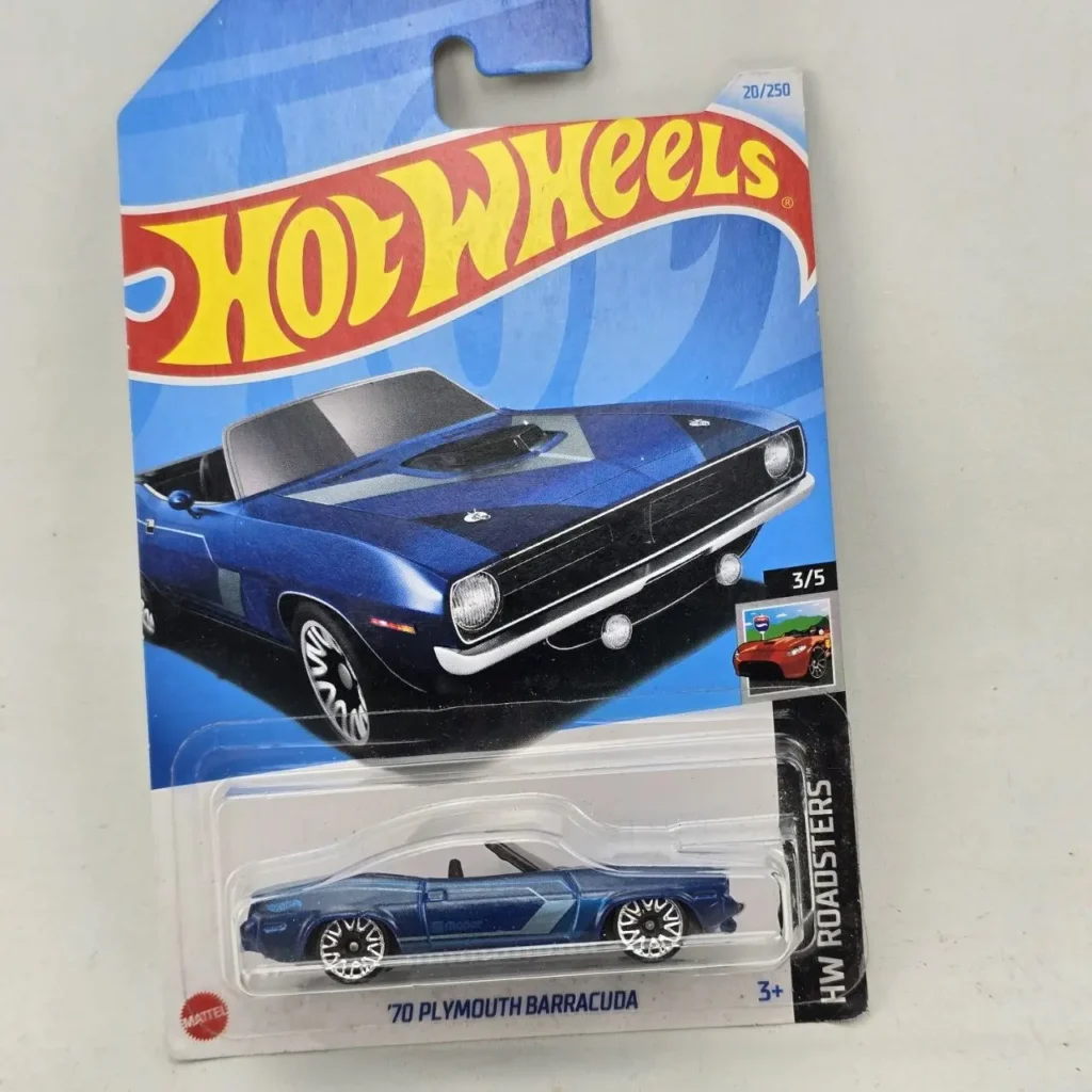 Hot Wheels '70 Plymouth Barracuda azul, serie HW Roadsters. by Remates Narvaja