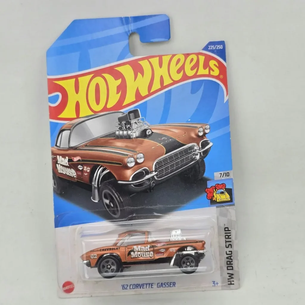 Hot Wheels '62 Corvette Gasser Mad Mouse color cobre, nuevo en empaque. by Remates Narvaja