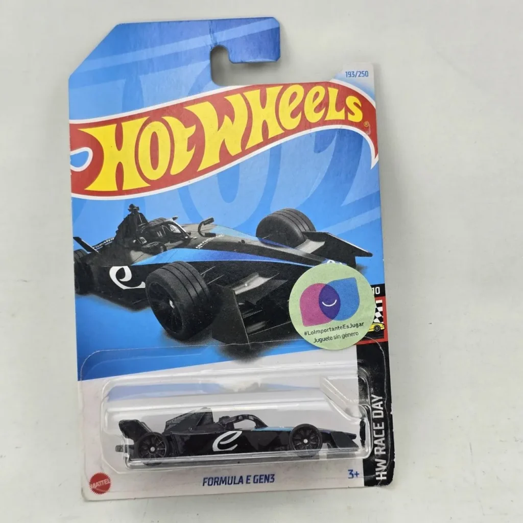 Hot Wheels HW Race Day Formula E Gen3 coche de juguete negro en paquete. by Remates Narvaja
