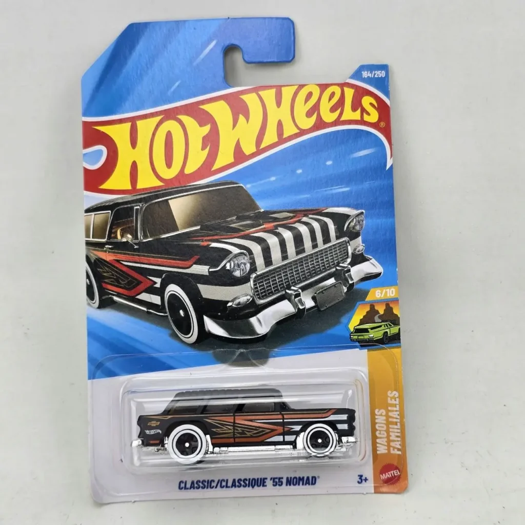 Hot Wheels Classic '55 Nomad wagon negro nuevo en paquete. by Remates Narvaja
