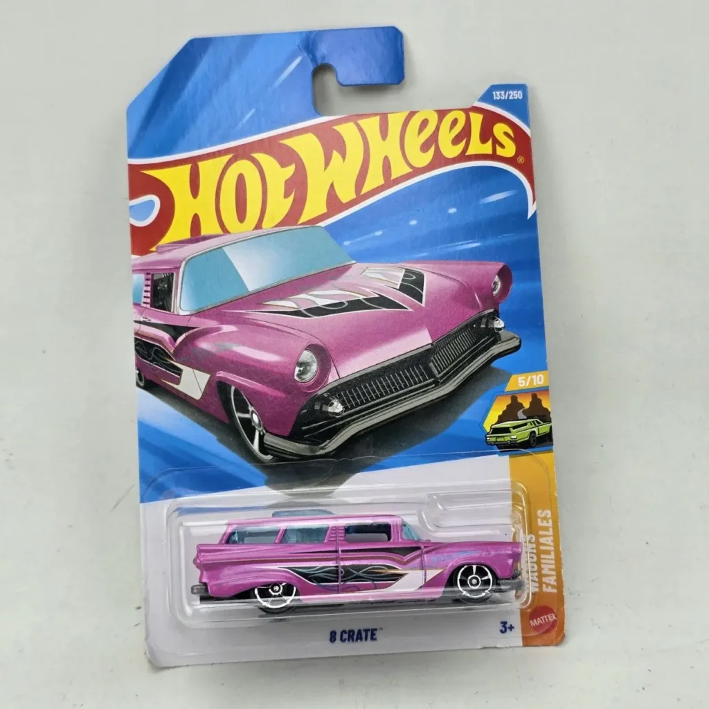 Hot Wheels 8 Crate vagoneta rosa/púrpura en blíster, serie 133/250 Wag by Remates Narvaja