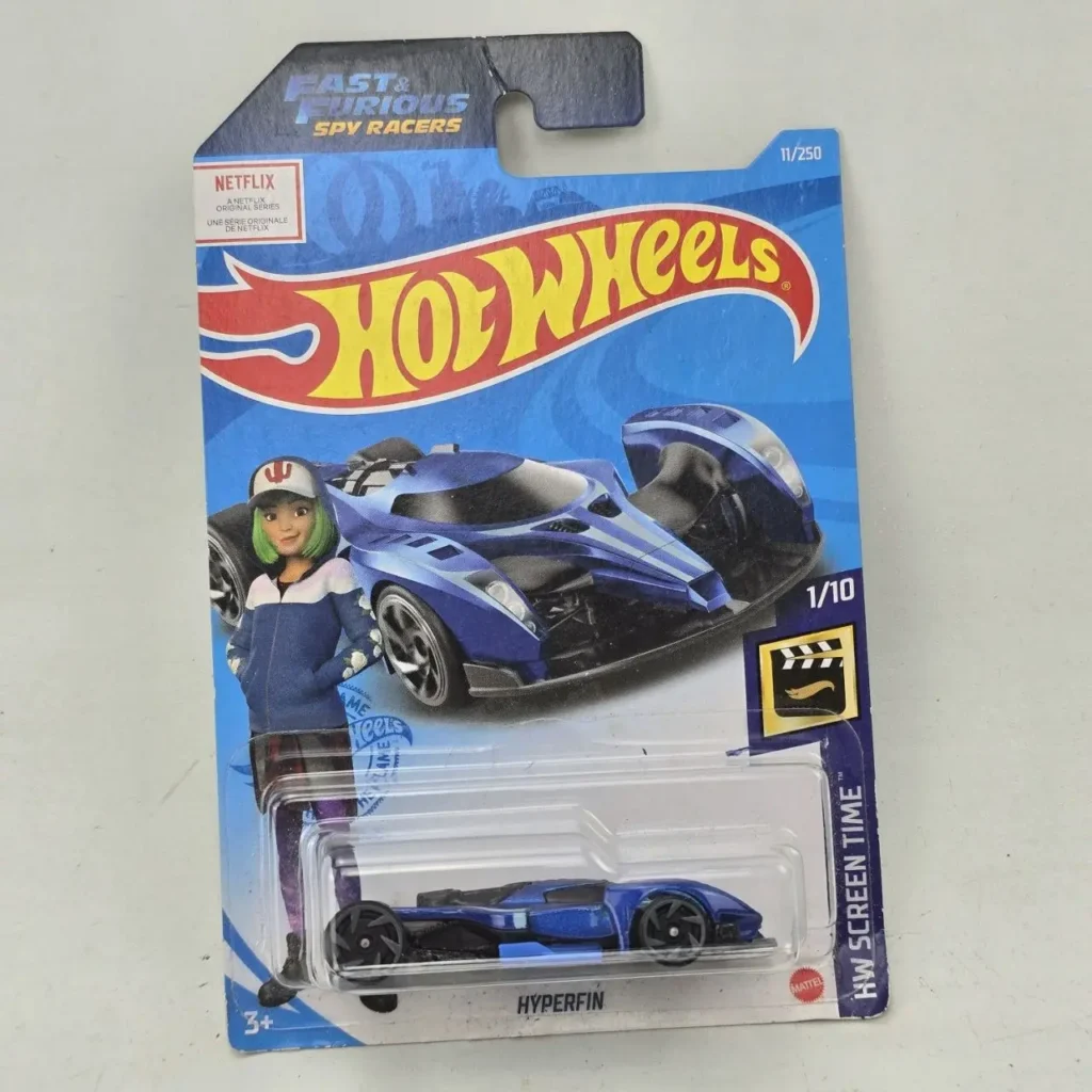 Hot Wheels Fast & Furious Spy Racers Hyperfin azul en empaque original de Netflix. by Remates Narvaja