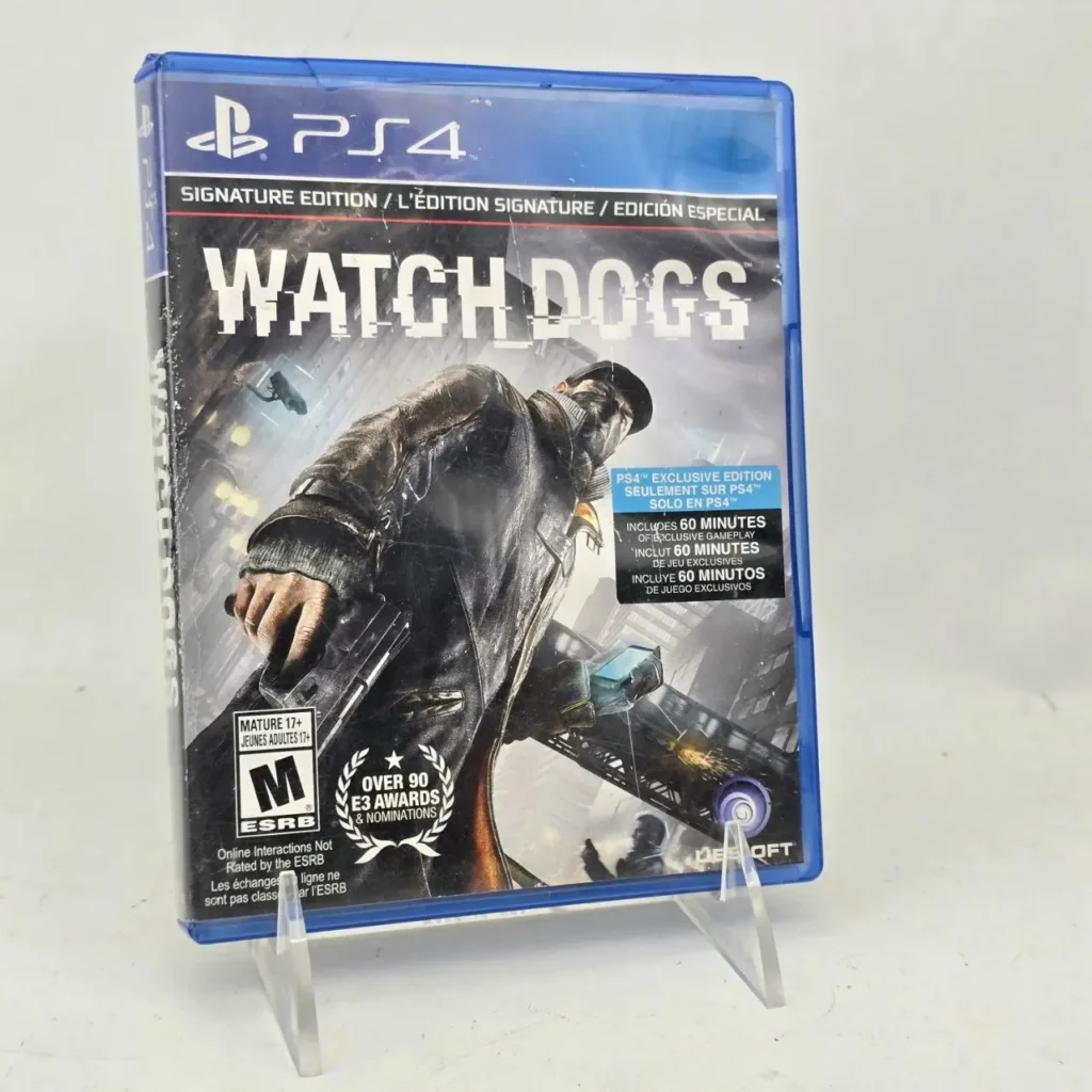 Watch Dogs PS4 Signature Edition video game case by Remates Narvaja